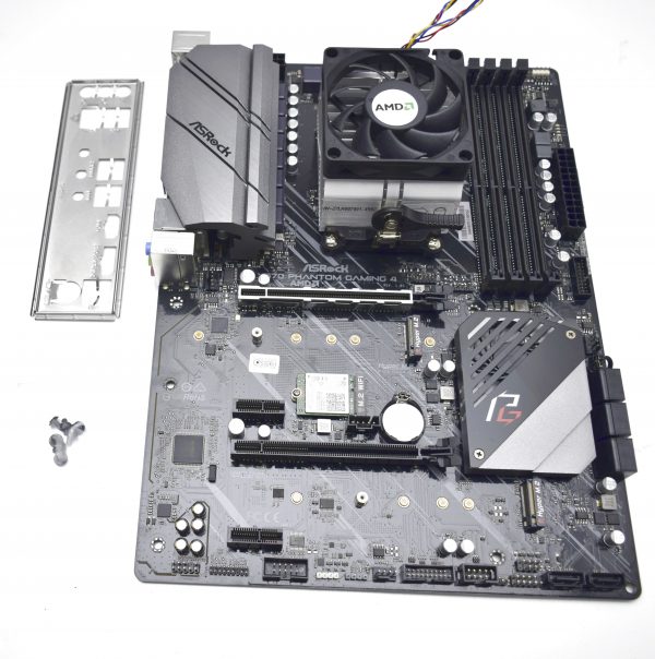 ASRock X570 Phantom Gaming 4 AM4 Motherboard w/ WIFI & CPU Fan