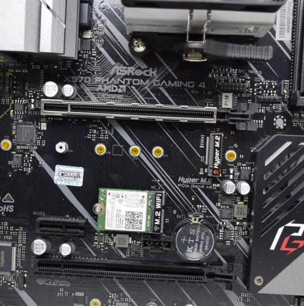 ASRock X570 Phantom Gaming 4 AM4 Motherboard w/ WIFI & CPU Fan - Image 2