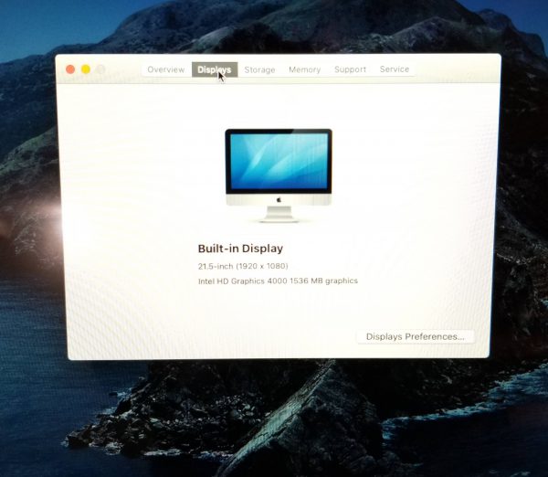 Apple iMac A1418 21.5" Core i3 3.3GHz-8GB RAM-480GB SSD-NEW LCD-OS Catalina - Image 7