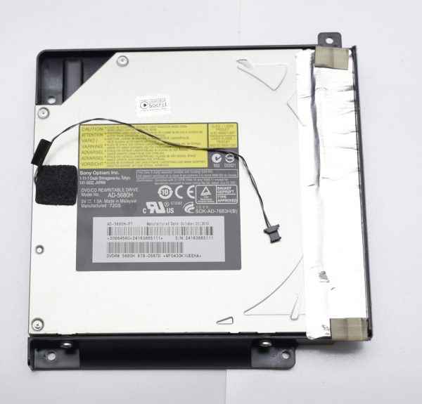 Apple iMac A1311 DVD-RW Super Optical Drive 678-0587D AD-5680H w/ sensor
