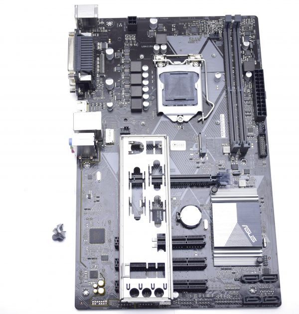 ASUS PRIME H310-PLUS Intel LGA-1151 ATX motherboard with LED lighting, DDR4 2666MHz, M.2 support