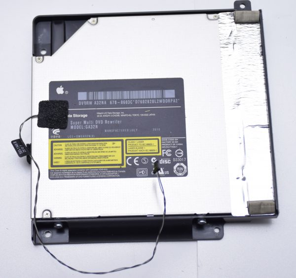 Apple iMac A1311 DVD-RW Super Optical Drive 678-0603C GA32N w/ sensor 593-11149