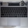 B- MacBook Pro A1989 13" Space Gray Top Case Keyboard Touchpad Battery 90%