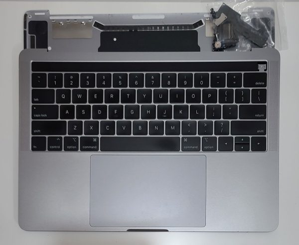 B- MacBook Pro A1989 13" Space Gray Top Case Keyboard Touchpad Battery 90%